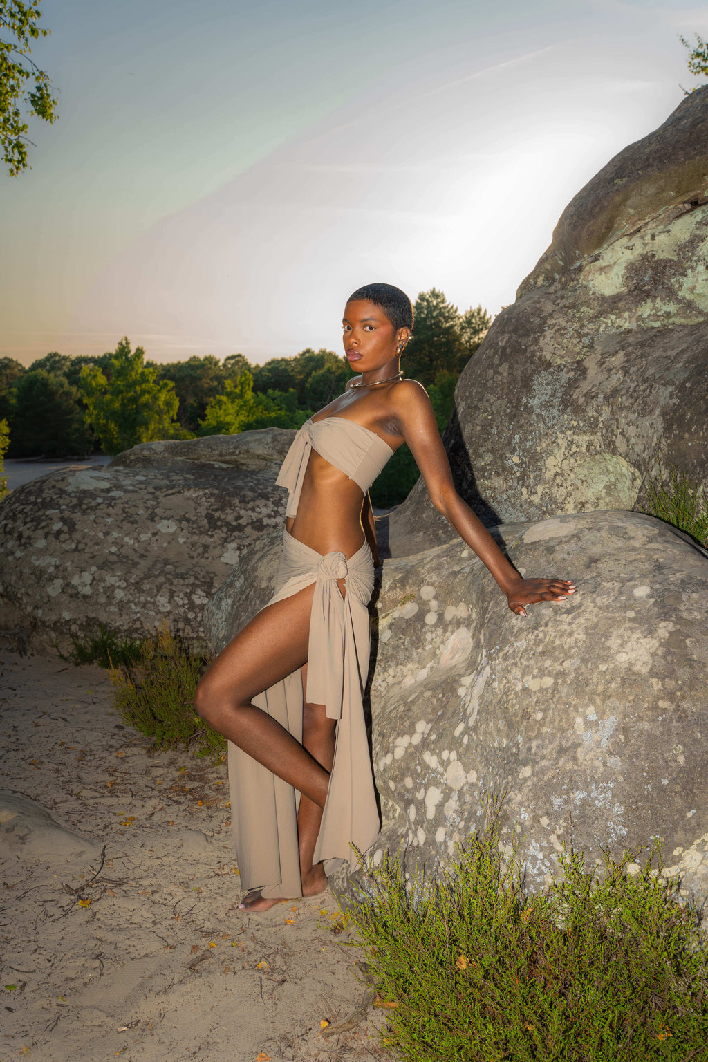 TAUPE SKIRT